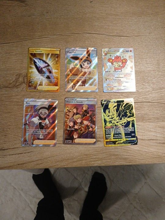 Pokemon Cards Pack of (6)