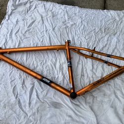 Orange Bmx Bike