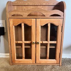 Wooden Shelving with Doors