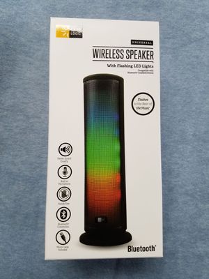 New And Used Bluetooth Speakers For In Daytona Beach Fl Offerup Bluetooth Tower Speaker Lights Up To Sound Of Music Brand New In Box For