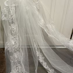 Velo De Novia Color Off Wite 