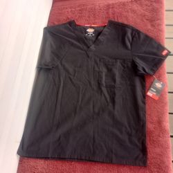 NEW Dickies Black Nursing Scrub Uniform Size Small unisex 