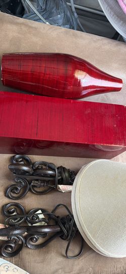 Home decor lamps and pottery
