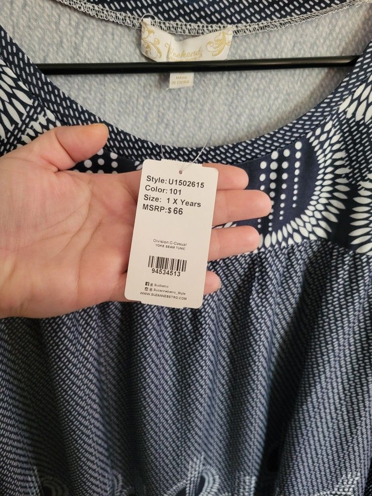 Woman Blue Blouse(1x)