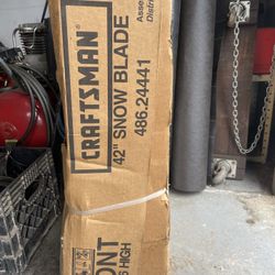 Snow Plow  For Riding Mower 