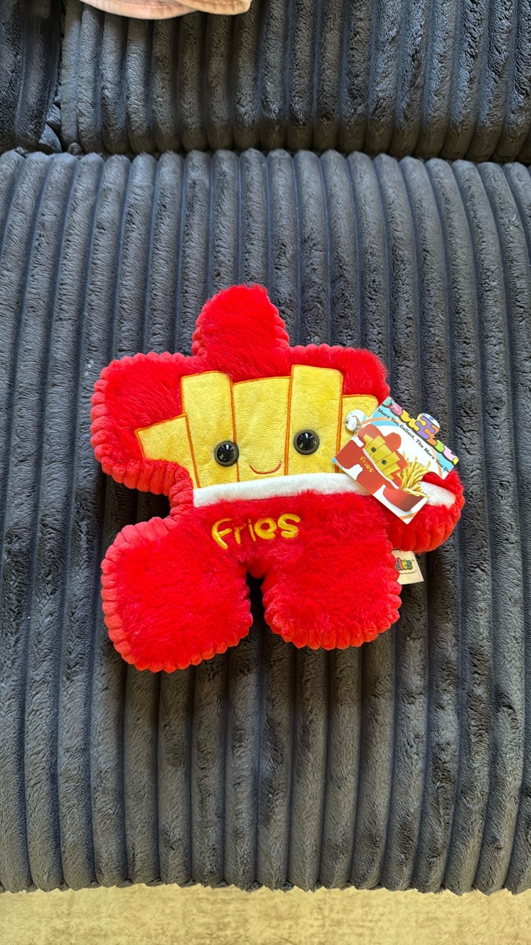 Pluzzles Fries Plush Stuffed Toy Food Puzzle