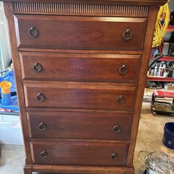 Dresser 5 Drawers Wood 