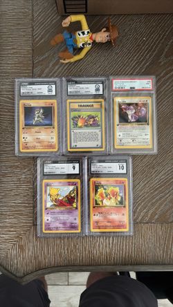 Rare 1st Edition Team Rocket Graded Slab Collection!