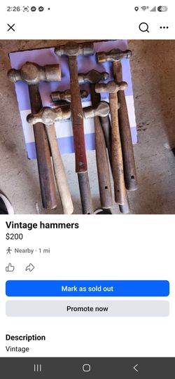 Vintage hammers