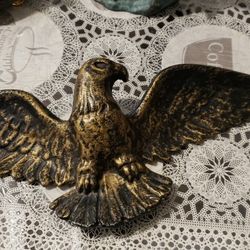 Vtg Brass American Eagle Wall Decor / $30
