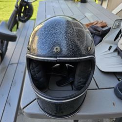 Vintage Motorcycle Helmet