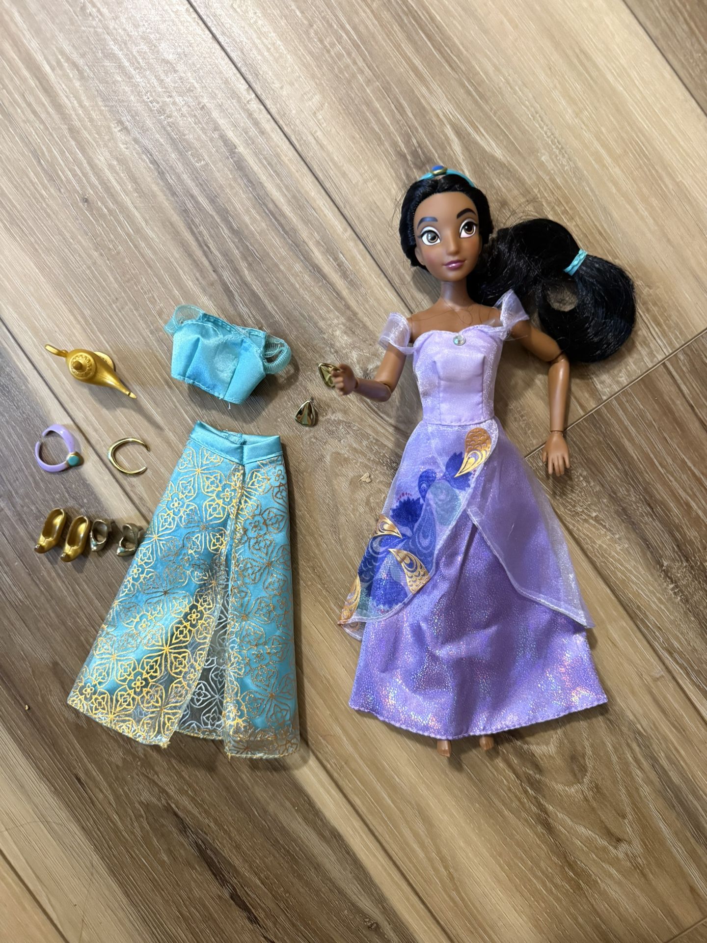 Disney Princess Jasmine Barbie Doll With Accessories