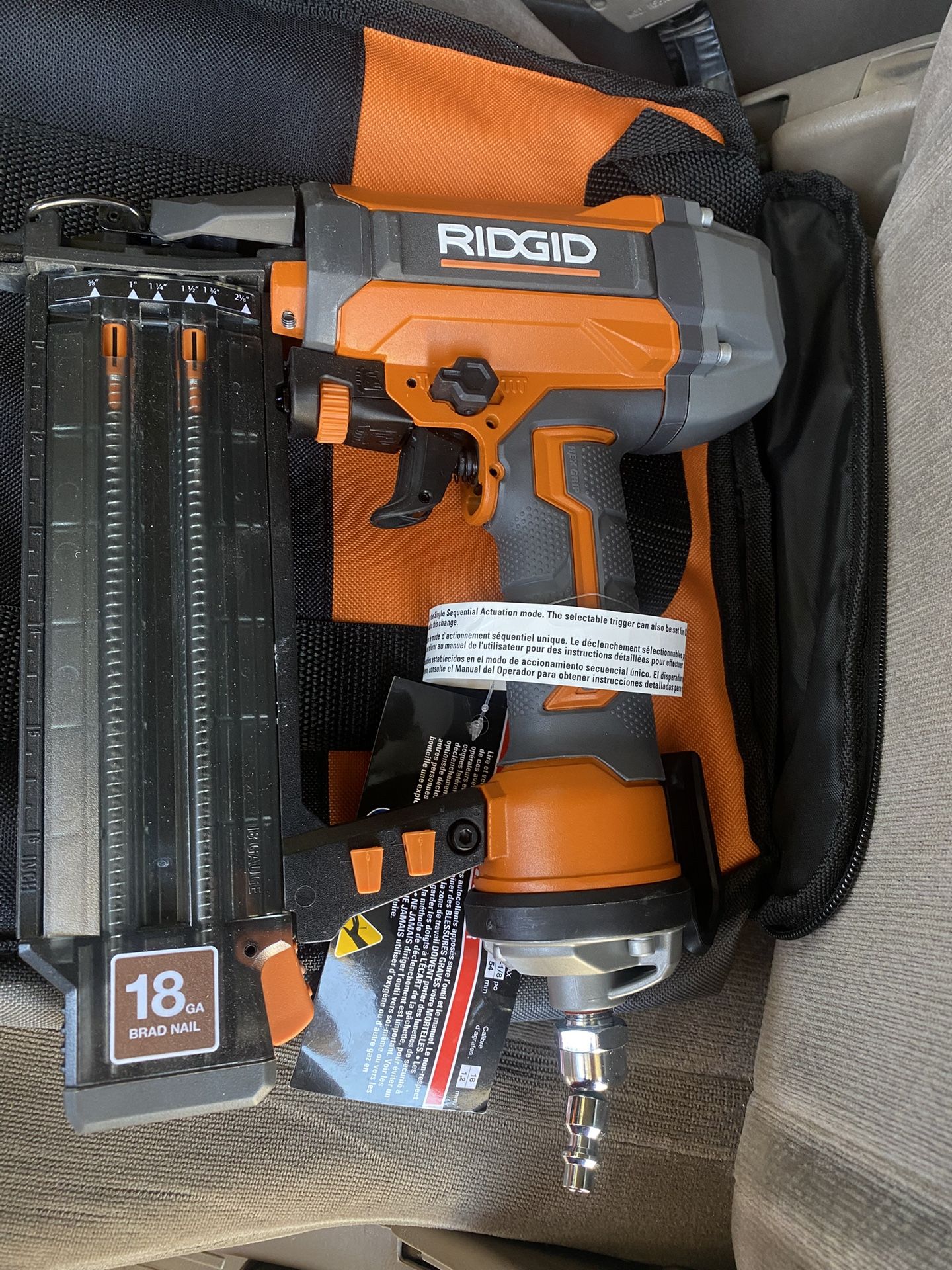 Ridgid Nailer 18 G