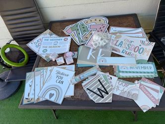 Classroom Decor Bundle with Posters and Accessories