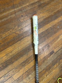 Baseball Bat with Worn Grip Tape