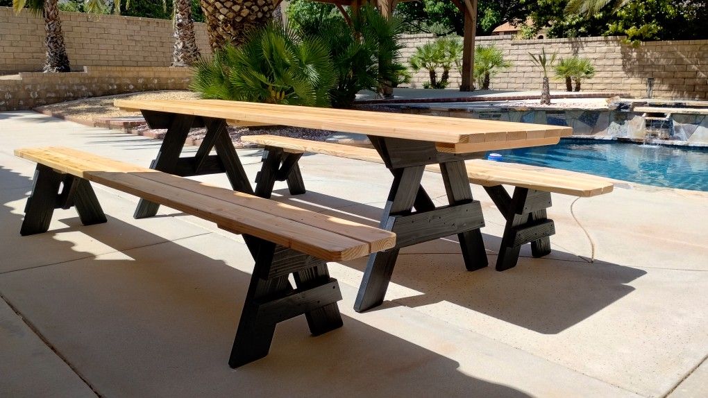 Picnic Tables And Garden Potting Benches..