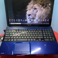 ..TOSHIBA SATÉLITE . .L855S….120 GB SSD...6.0 RAM . READY FOR CLASSES ON LINE OR WORK FROM HOME