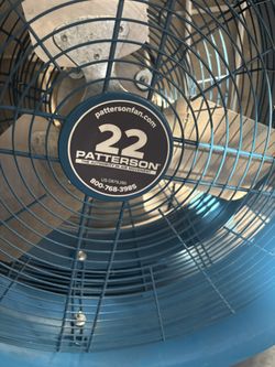 Patterson 22inch High Velocity Fan 