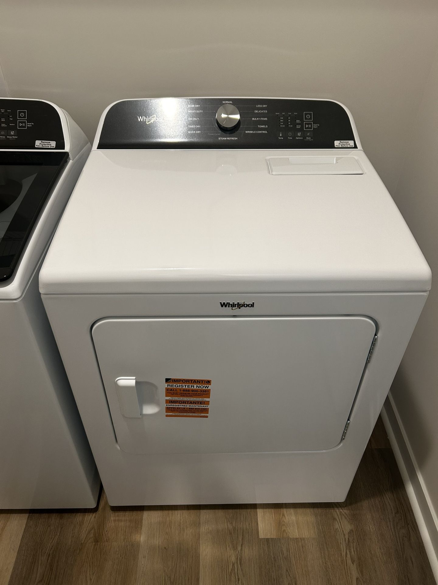 Brand New Whirlpool Washer & Dryer Set – Never Used – Under Warranty