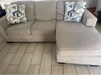 2 Piece Couch Set Taupe Color