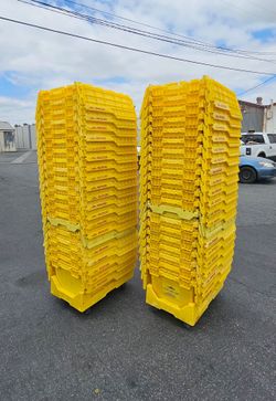 Qty. 40 E-Crate - Polypropylene File Storage Container Totes **Each**