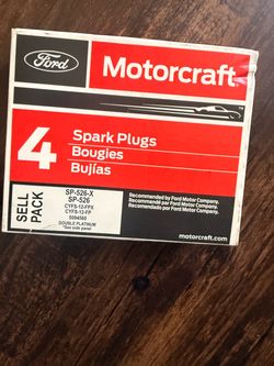 Motorcraft SP-526 Double Platinum Spark Plugs 4-Pack
