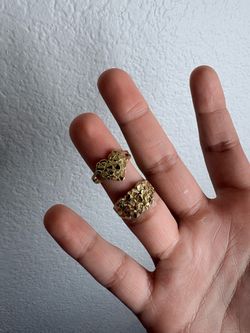 10k gold his & hers rings