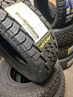 New set of tires aplus all terrain 275 70 18 lt