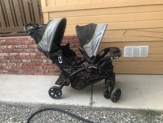 Double baby stroller