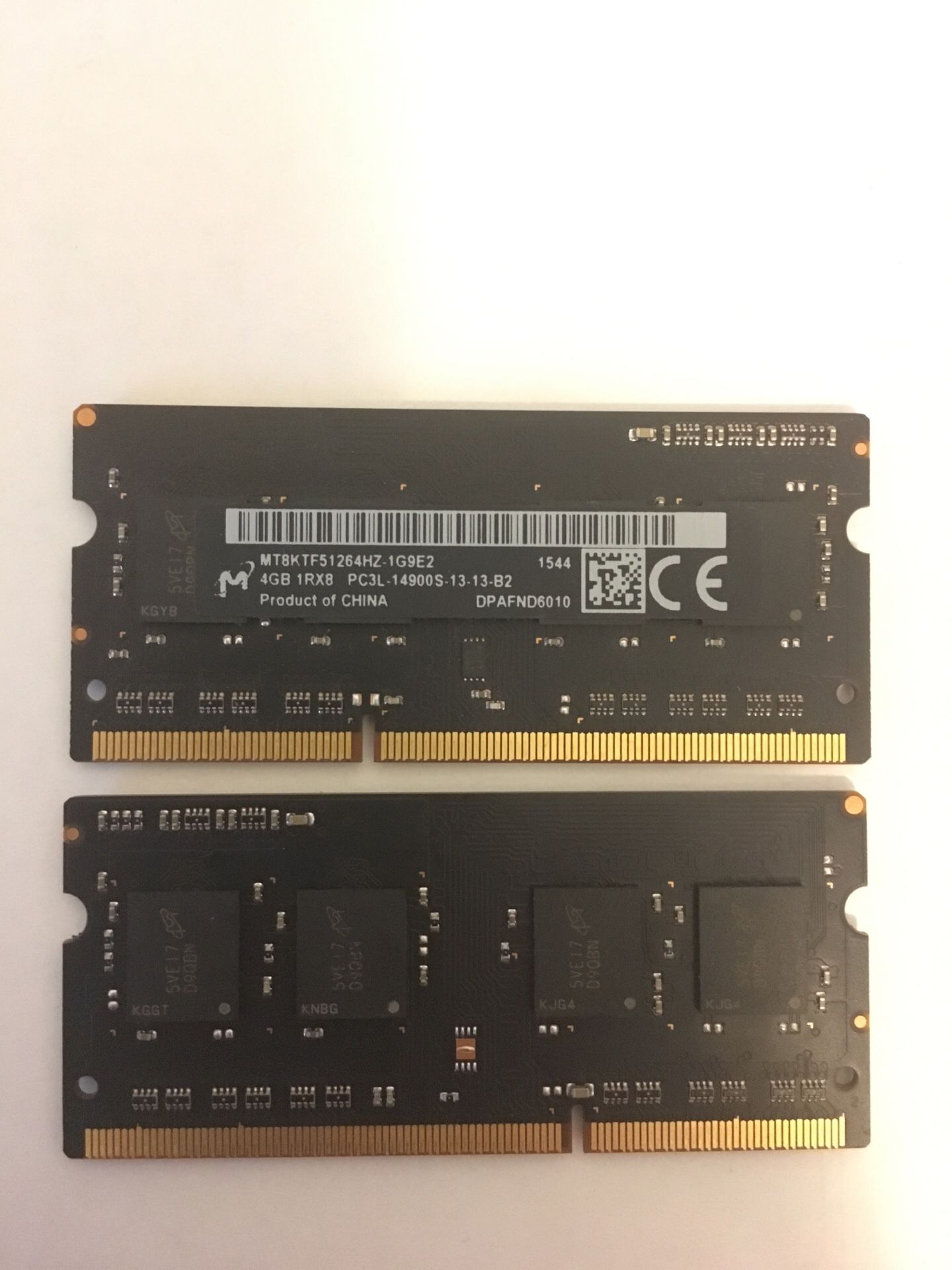 Two 4gb Mac Ram