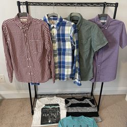 Guys Button Downs & T-Shirts -Size Small