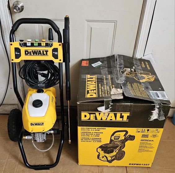 dewalt pressure washer 2400 psi pressure washer