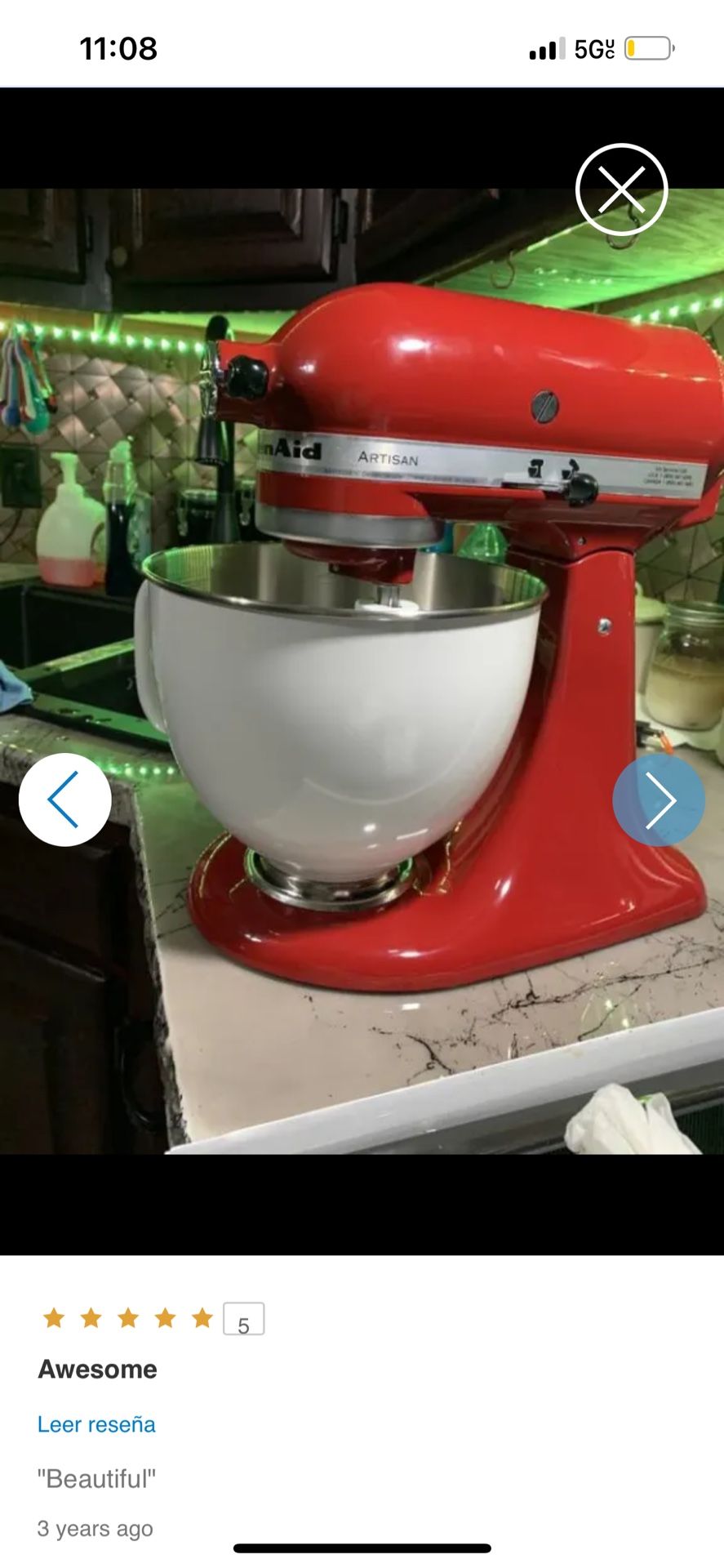 Kitchen Aid , Mixed dough for prepared flour tamales π« Or any type of the yummy π cupcakes π§ and cakes π°