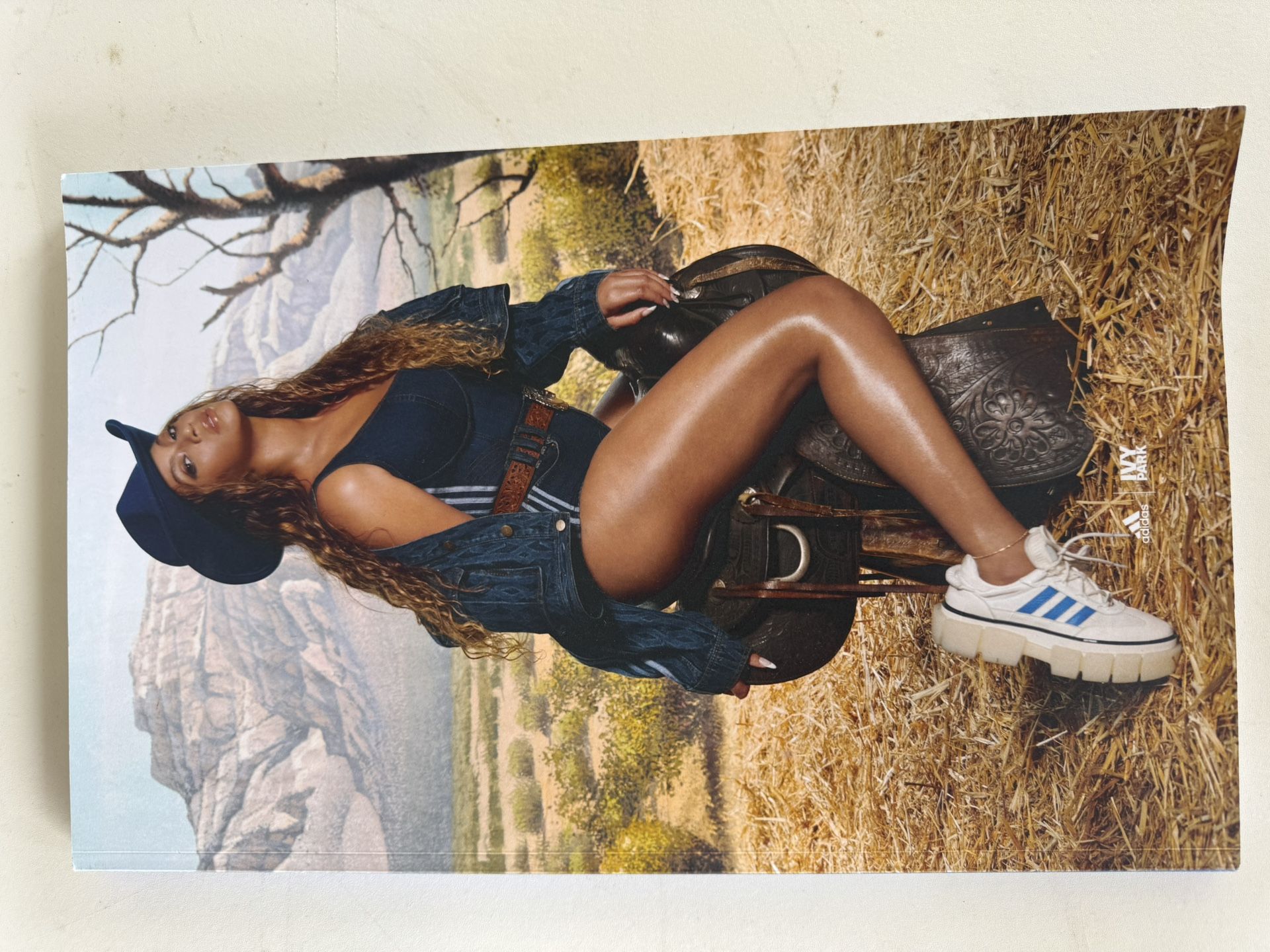 Beyonce Huge Photo Magazine by Adidas