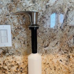 Soap Pump (under The Counter) Never Used Came With My Faucet As A Set.
