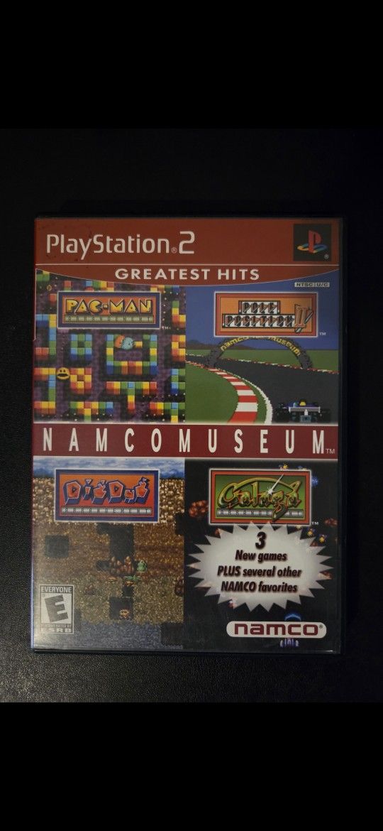 PS2 Game- NAMCO MUSEUM-Greatest Hits