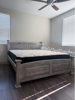 New King Bed and Mattress
