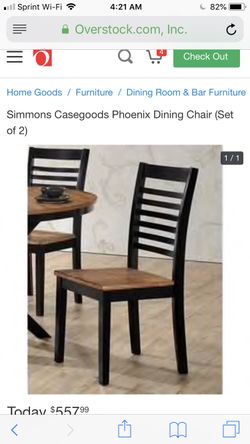 6 NEW IN BOX DINING CHAIRS!!