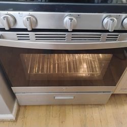 (GE) General Electric Gas Stove 5 Burner