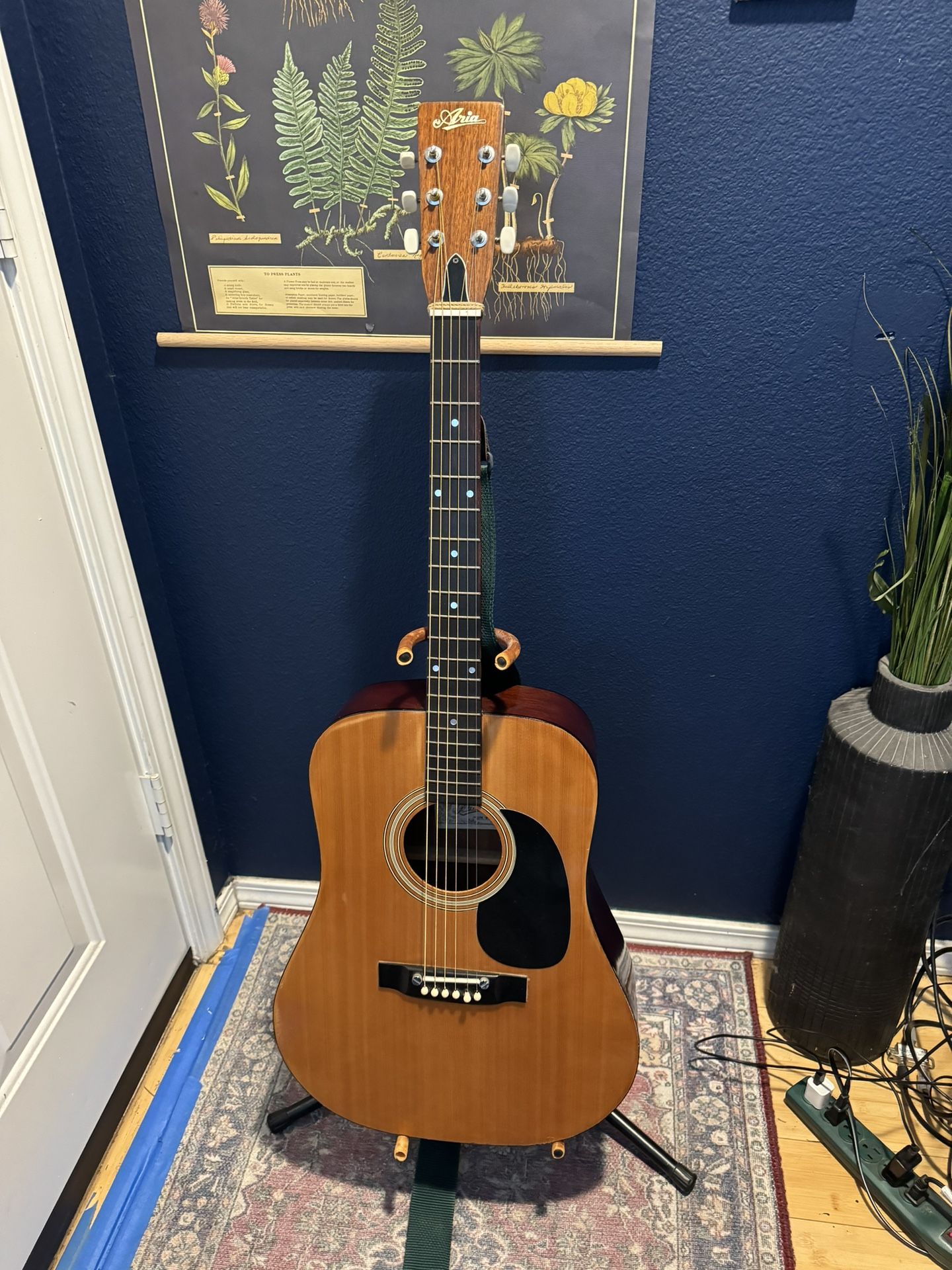 Late 1970s Aria Acoustic Guitar 