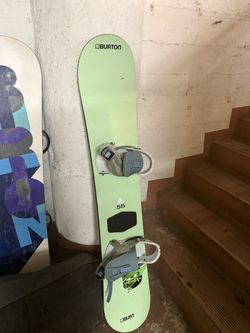 Used Button 152cm Snowboard With Bindings