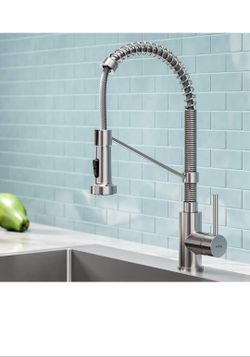 Kraus KPF-1610SS Bolden 18-Inch Commercial Kitchen Faucet