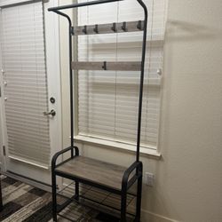 Coat Rack Bench/ Shoe Rack