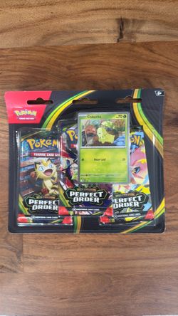 SEALED Pokemon Perfect Order 3-Booster Blister