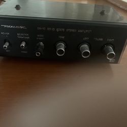 SERVICE RADIO SHACK REALISTIC S.A.-1D AMPLIFIER 73/4”.  4”