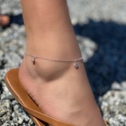SMALL HEARTS ANKLET 
