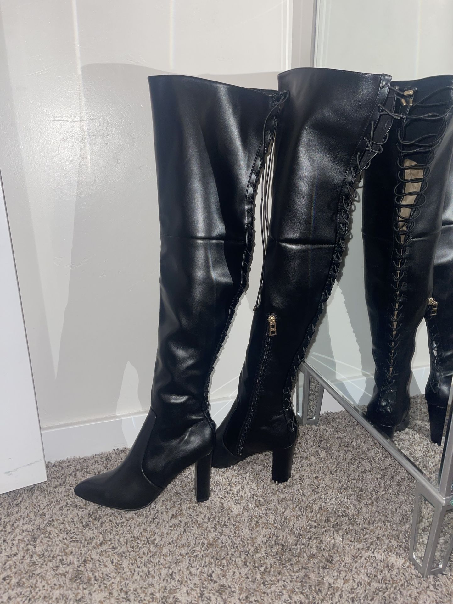 Carvela Over The Knee High Heel Boots Dillards New Lace