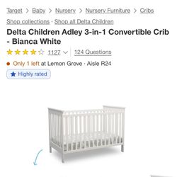 Delta 3-1 Crib 