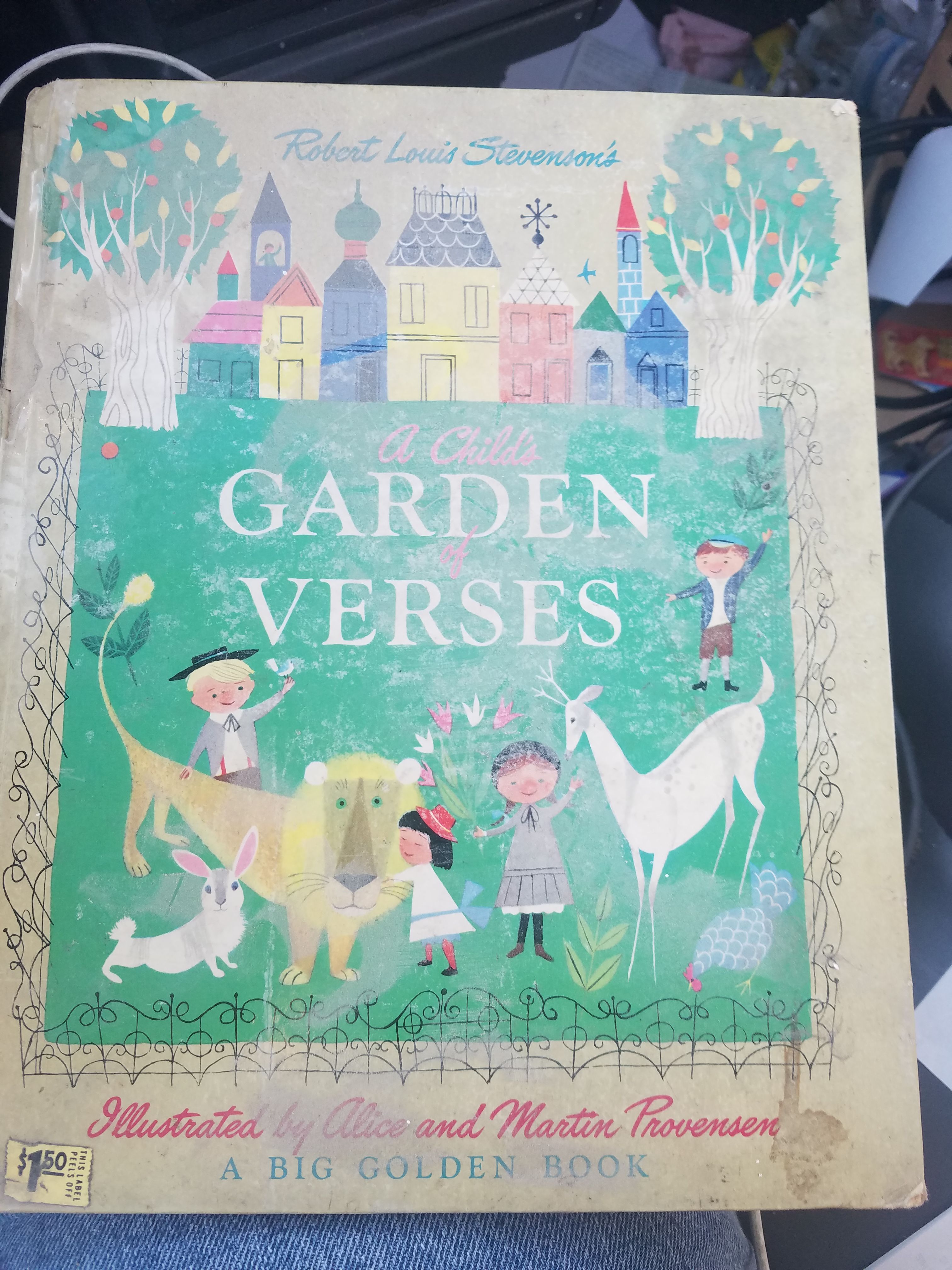 1951 a child's garden of verses hardcover