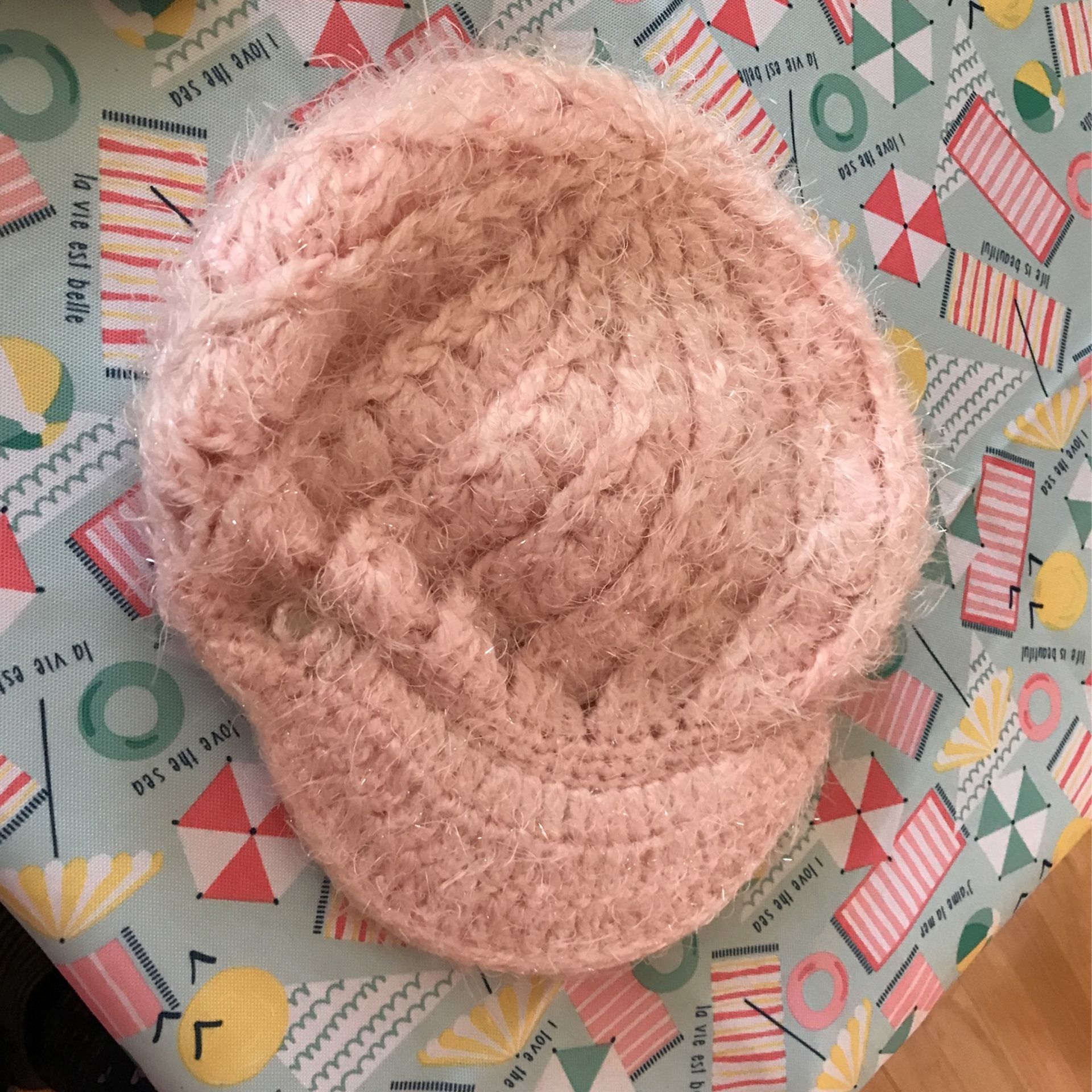 Pink Knit Hat